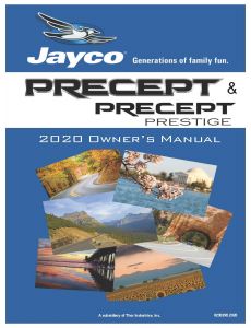 2020 Precept/ Precept Prestige Owner's Manual